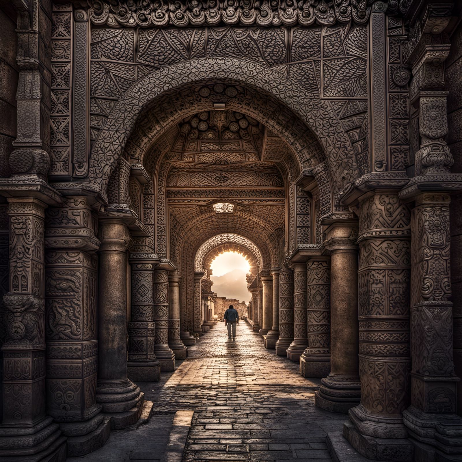 Detailed Hyperrealistic Image of Itzamna in HDR