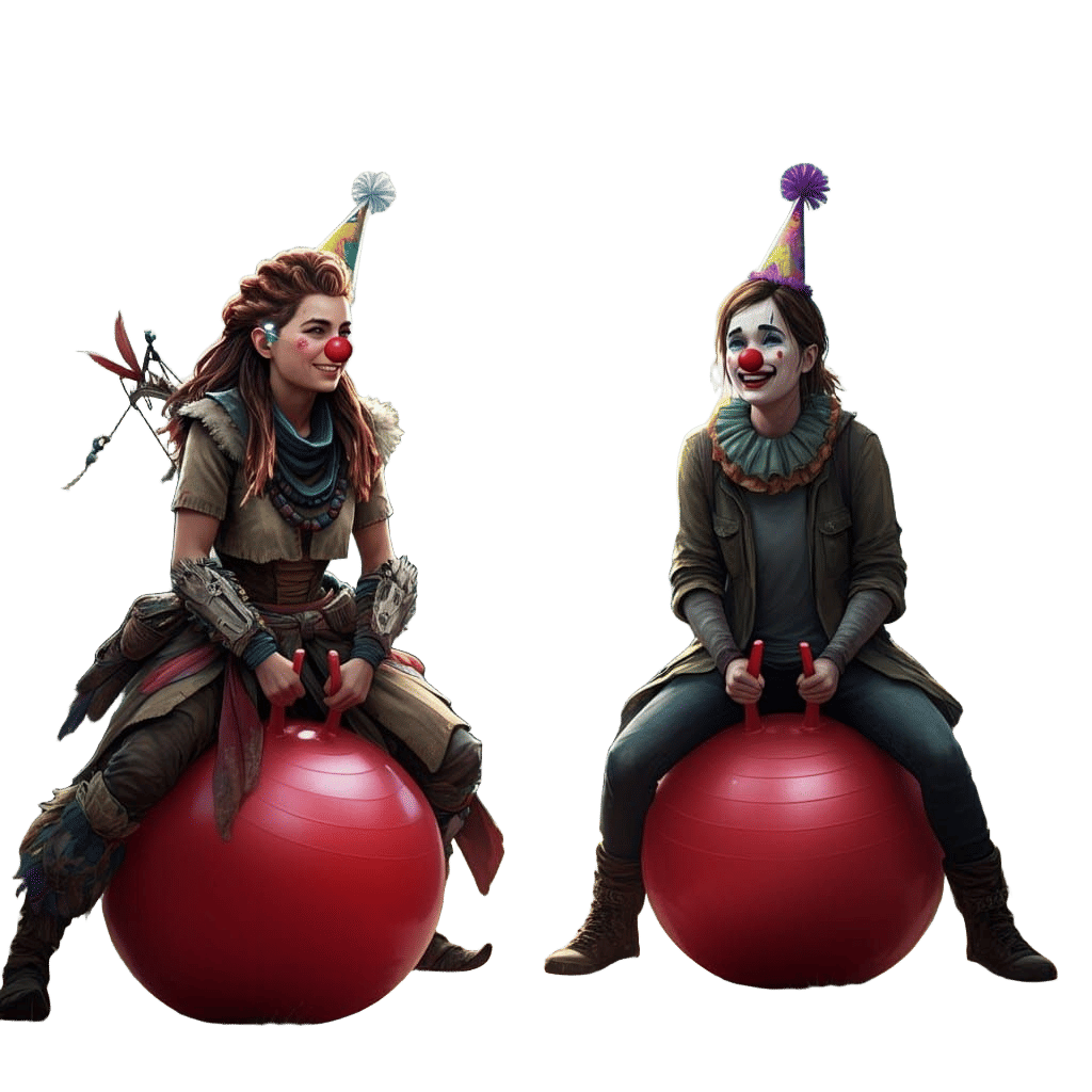 Aloy and Ellie Celebrate at the Park