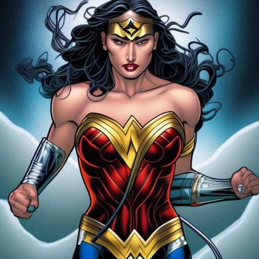 Wonder Woman Comic Book Art