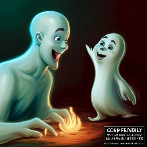 Casper the Friendly Ghost Digital Art