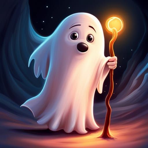 Casper the Friendly Ghost Digital Art