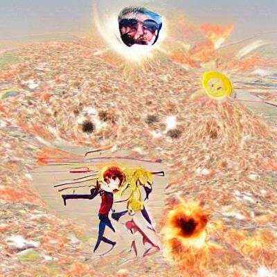 Anime Man Destroys Earth, Girl Removes Sun