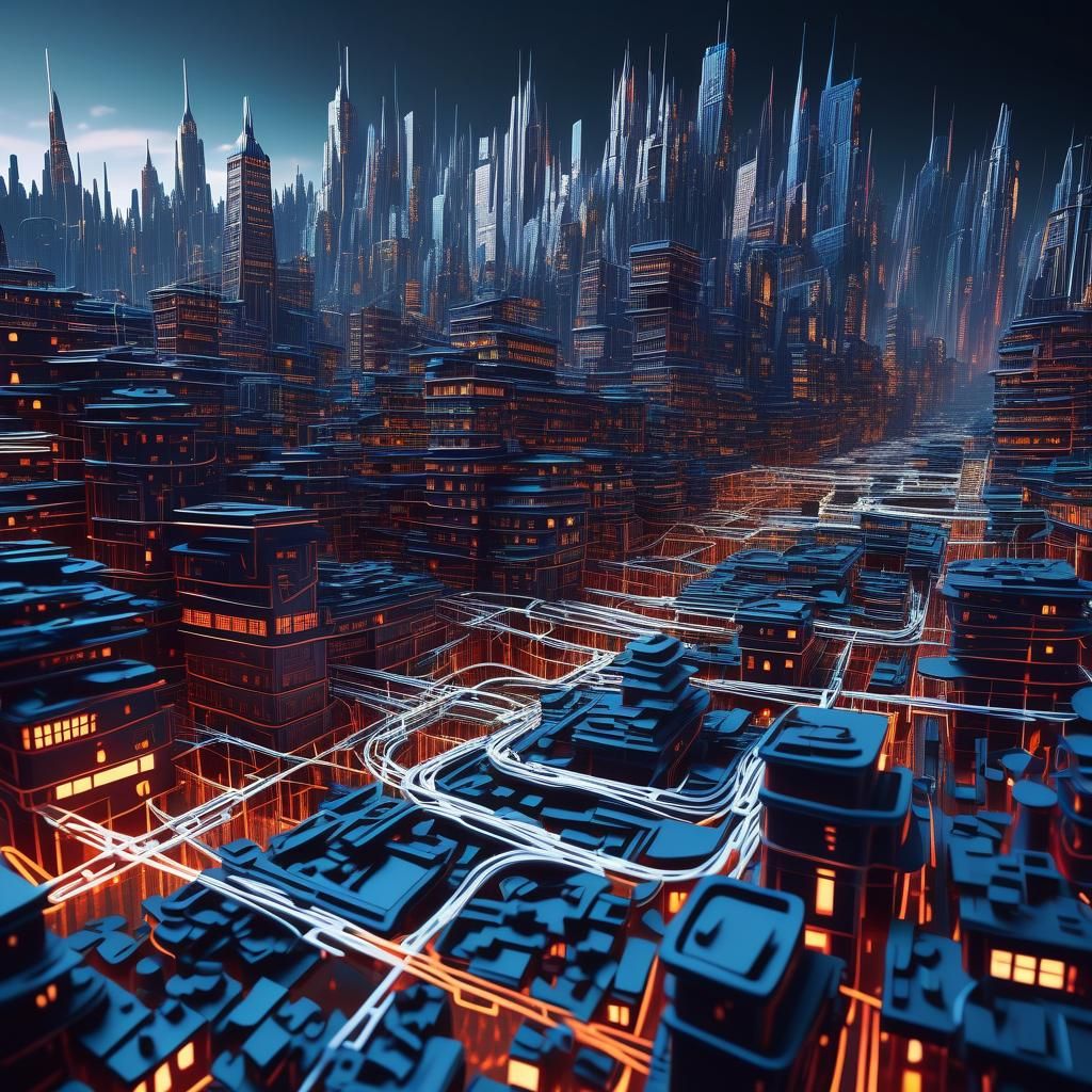 Paperclip City: Detailed Matte Painting in Unreal Engine