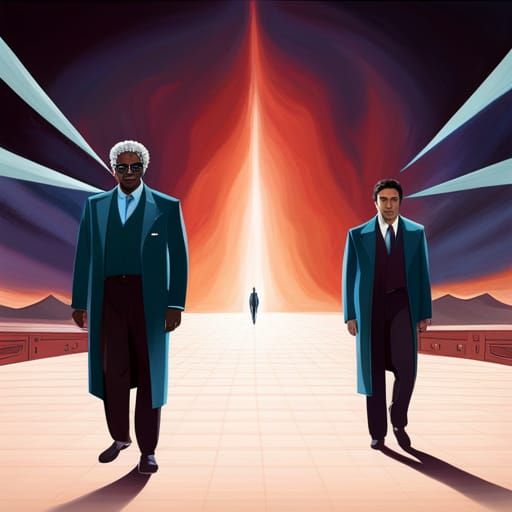 Abstract Art of Dr. Bashir and Dr. McCoy