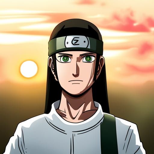 Neji Hyuga Anime Style Splash Art