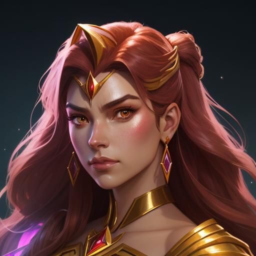 She-Ra Portrait: Animated Art, Detailed and Dynamic