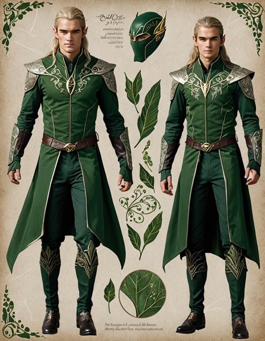 Elven Flash: Agile Elven Speedster in Hyperrealistic Style