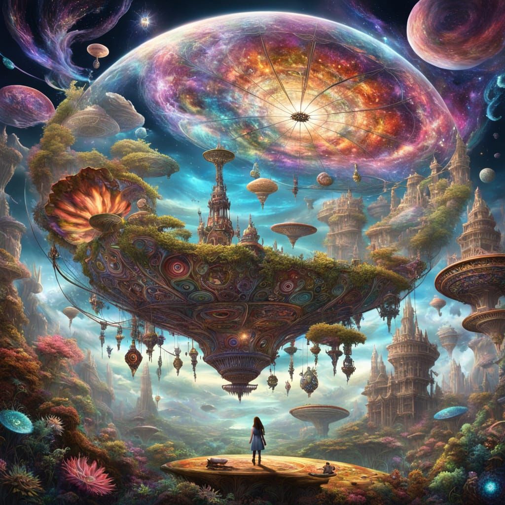 Protoplanetary Disk Forming Worlds With Alien Vegetation