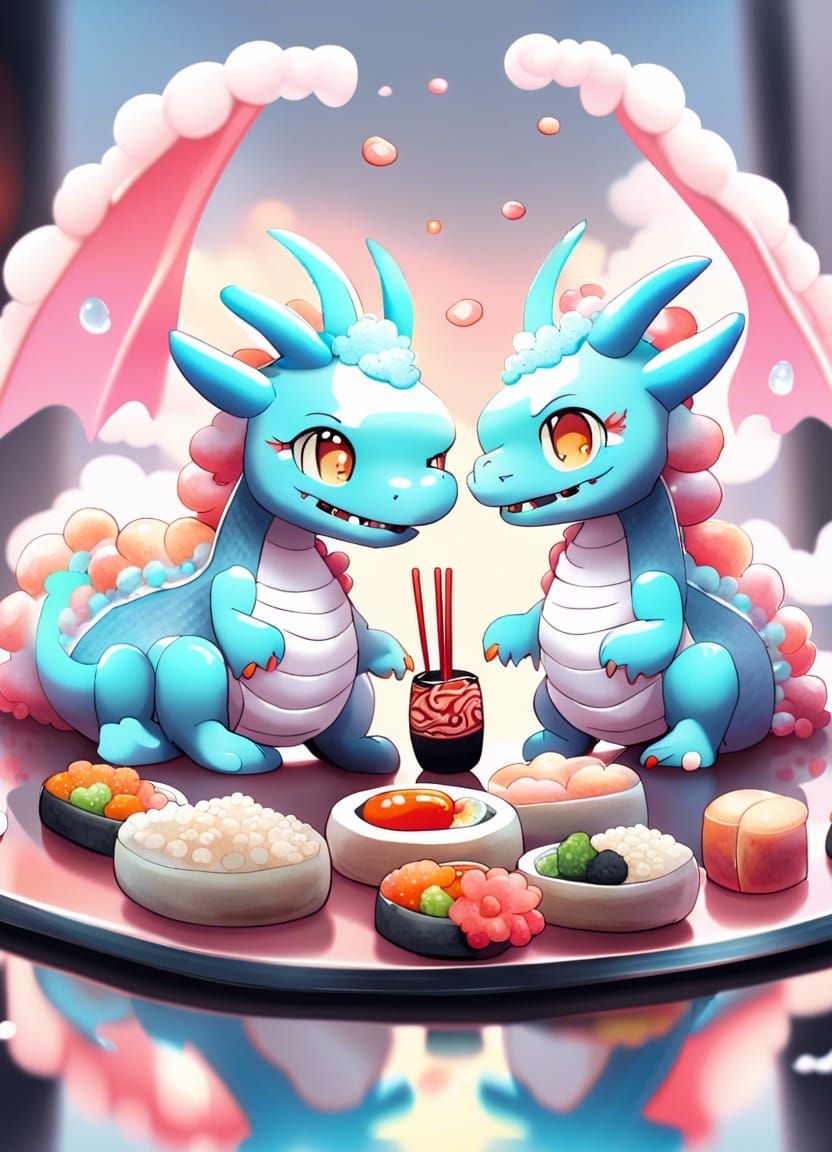 Mic and Nic at the restaurant