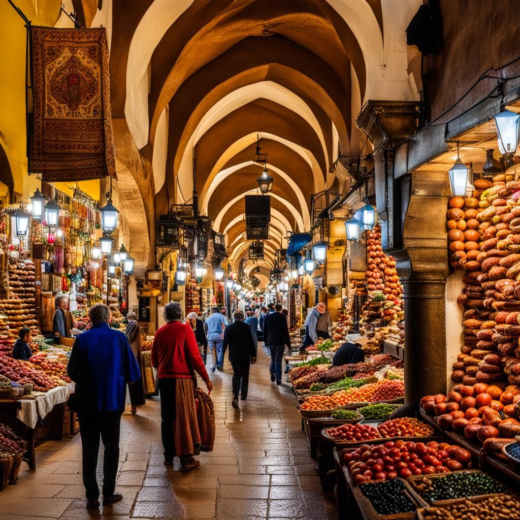 AI Image of a Souk in Cordoba