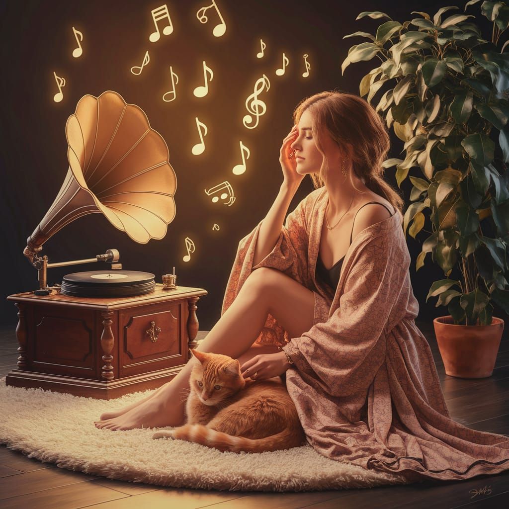 Gentle melodies for velvet paws: golden harmony in minor key...