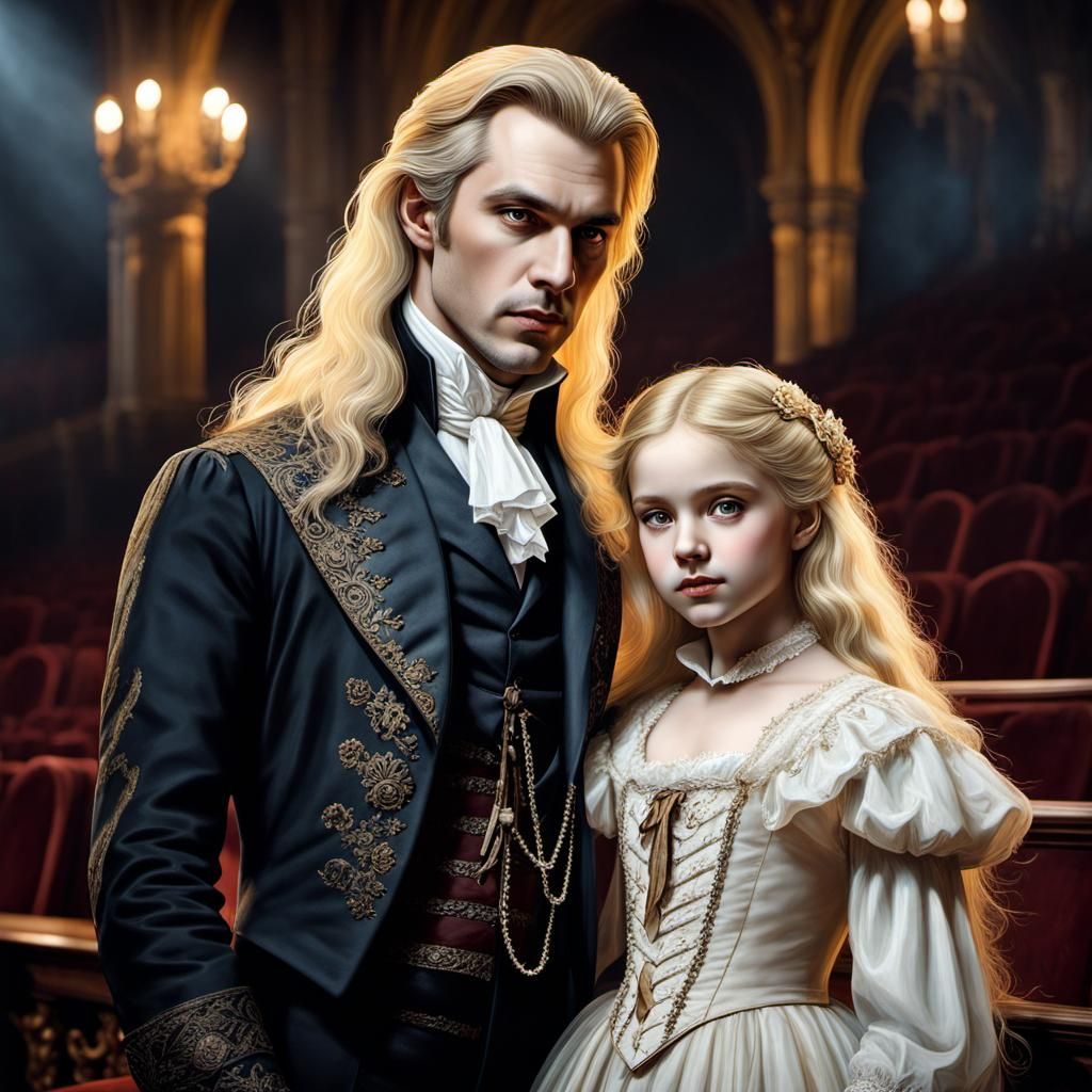 Lestat and Claudia attend the Theater de Vampire