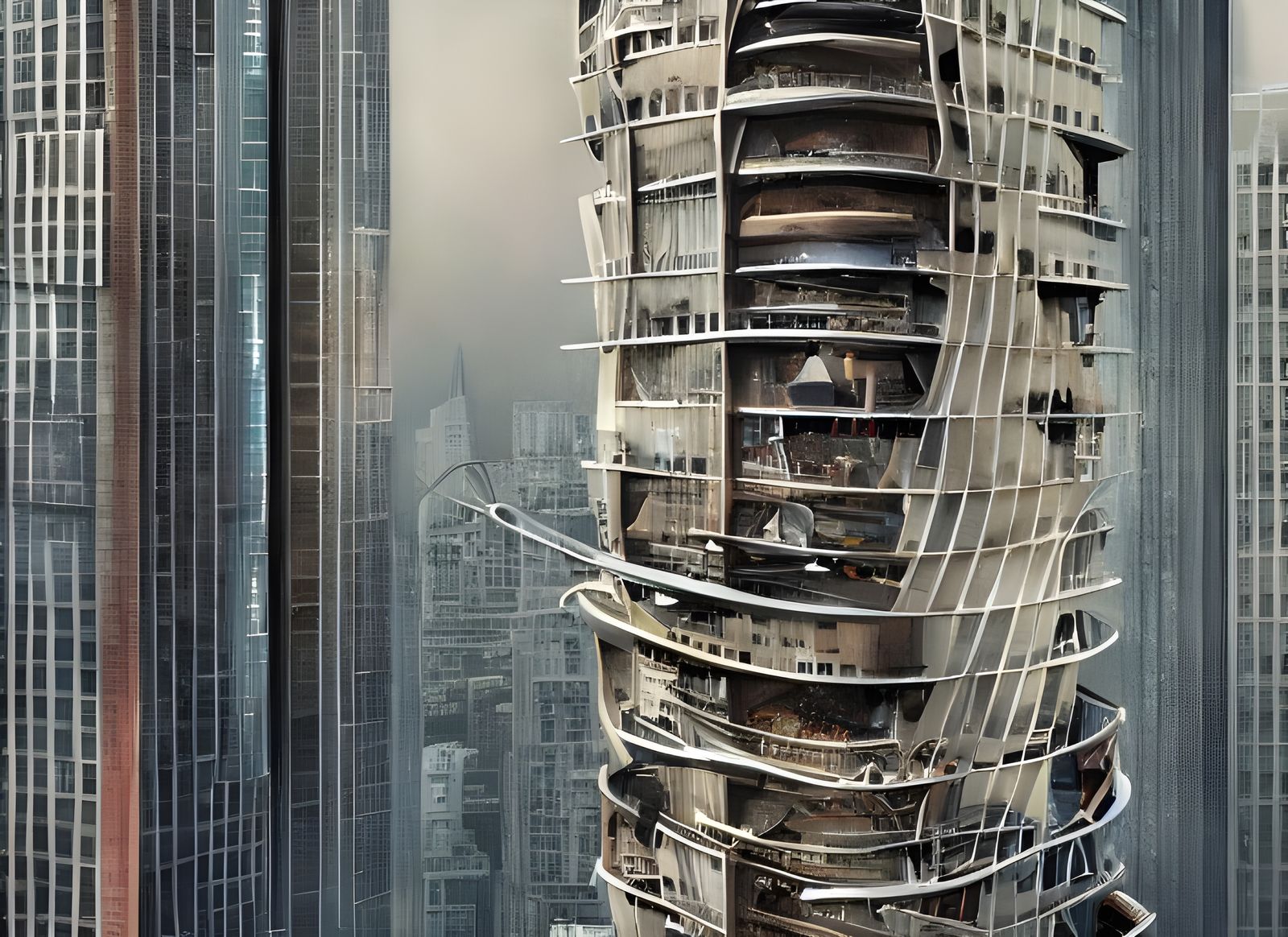 High-Rise on a Pin Head: Detailed Surrealism