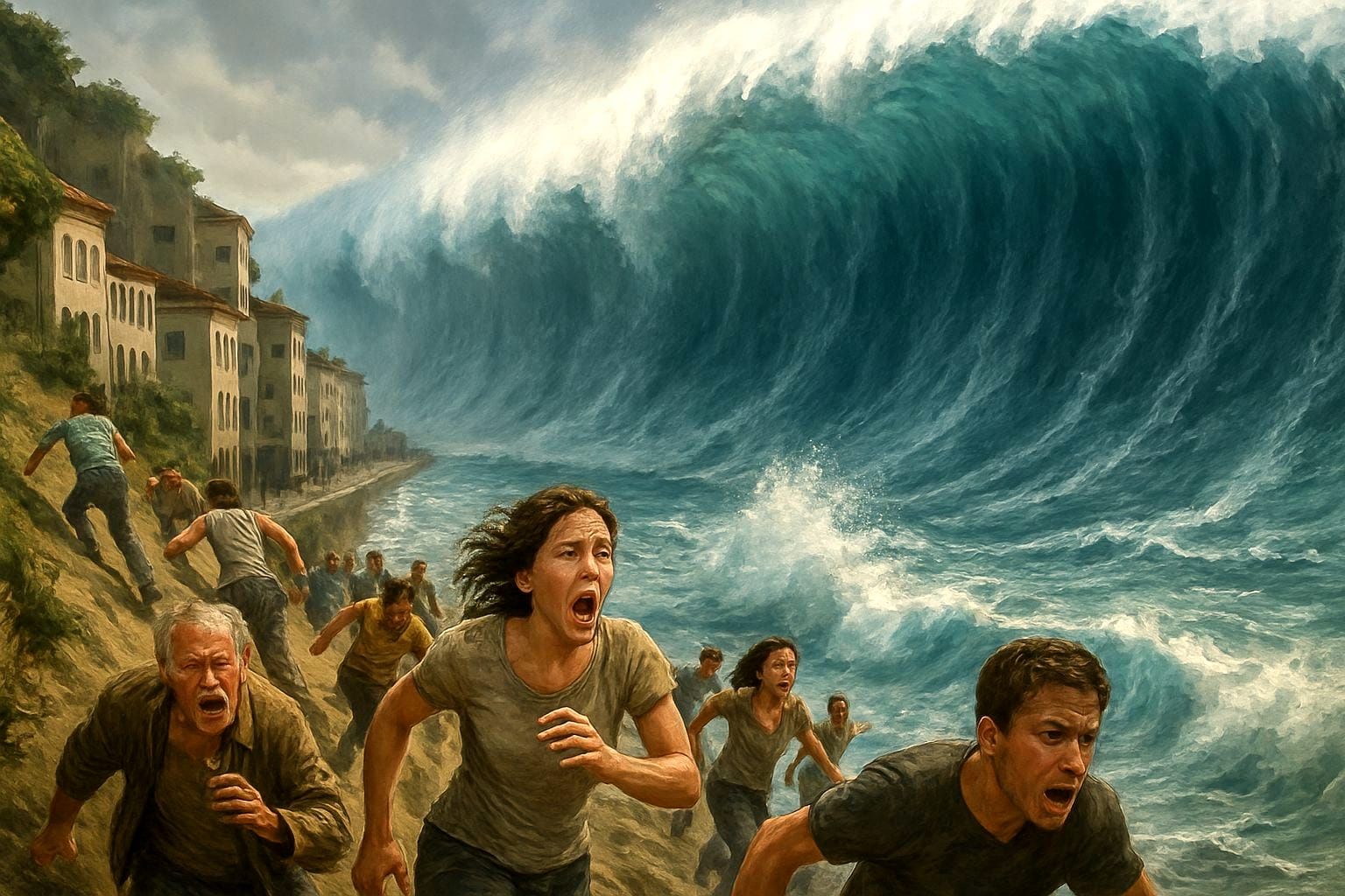 Tsunami, triggered d by the 8.8 earthquake off the Kamchatka...