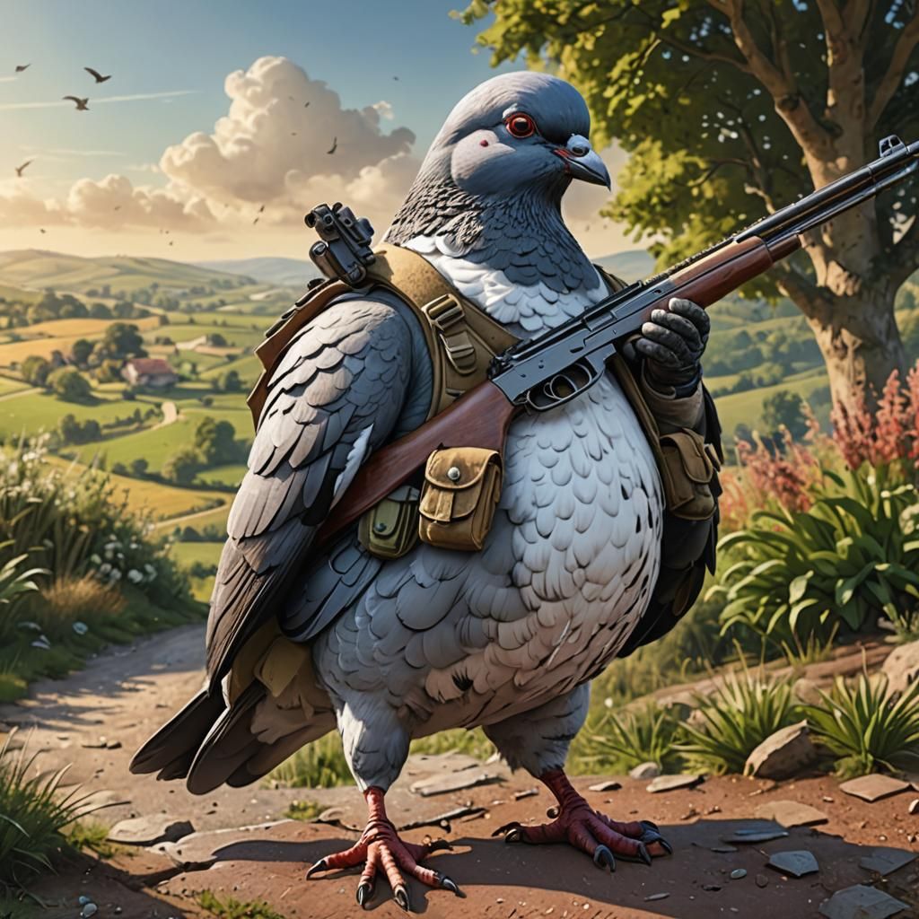 Hunter pigeon