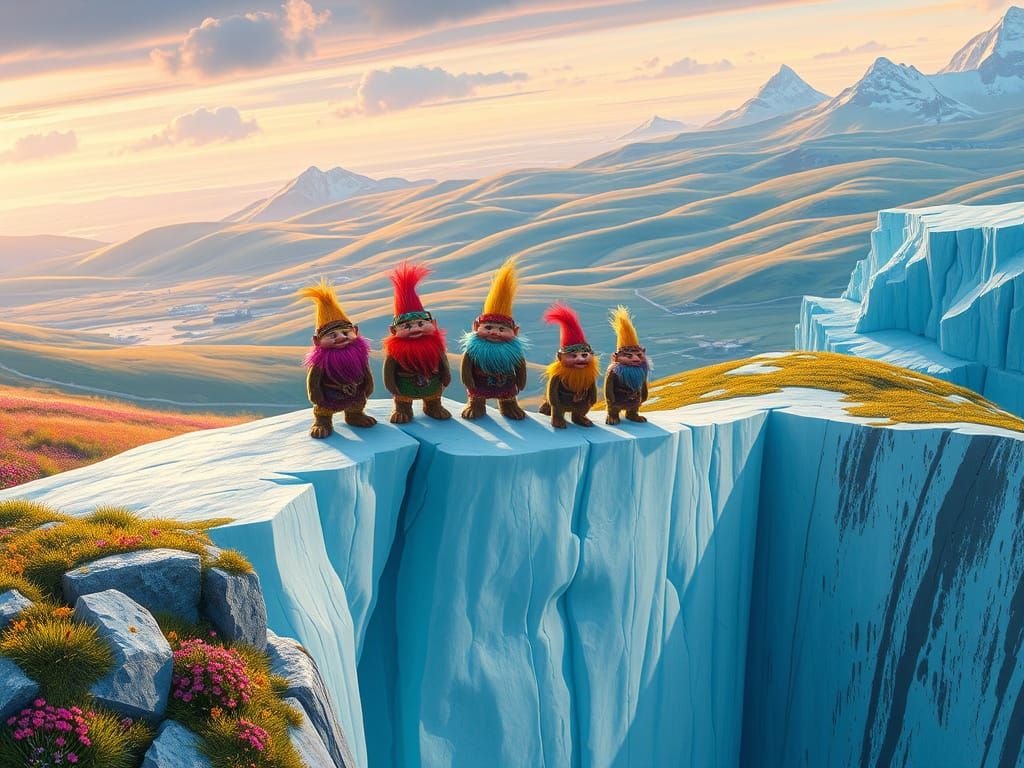 Antarctic Ice Wall Guardians: Trolls in a Lush World
