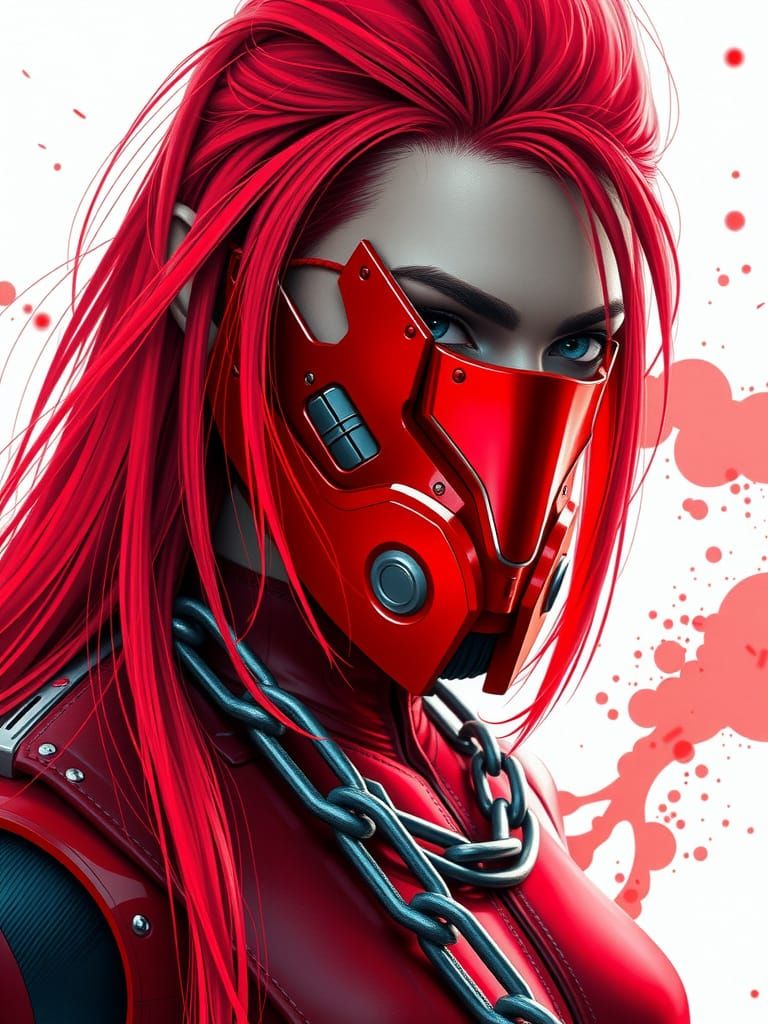 Cyberpunk Goddess Embodies Edgy Dystopian Vibe