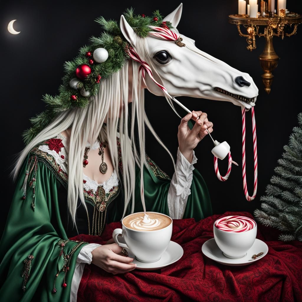 Dark Gothic Yule: Mari Lwyd with Mocha