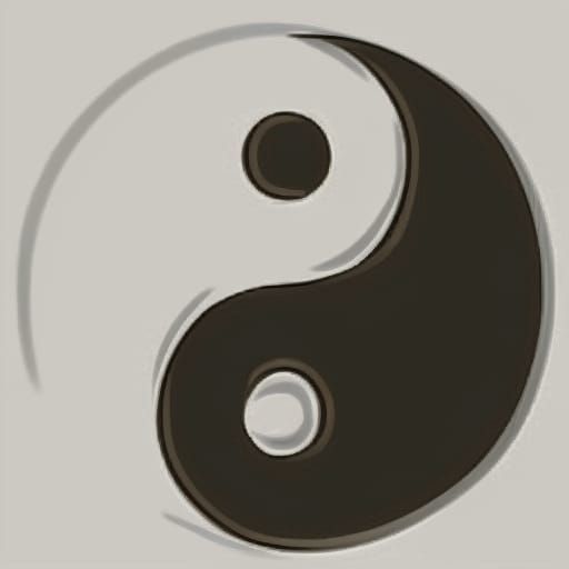 Abstract AI Image: Good Versus Bad