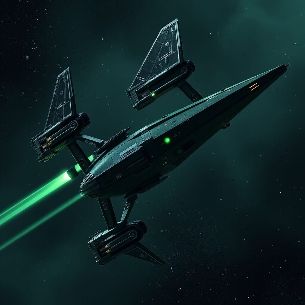 Gloomcore Imperial Starship in Starfield