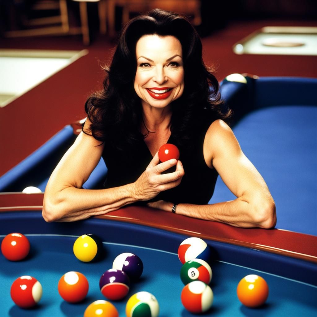 Fran Drescher's Unlikely Billiard Snack