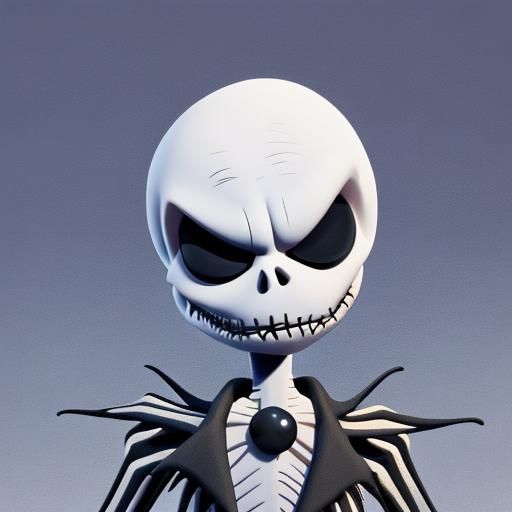 Jack Skellington AI Rendition