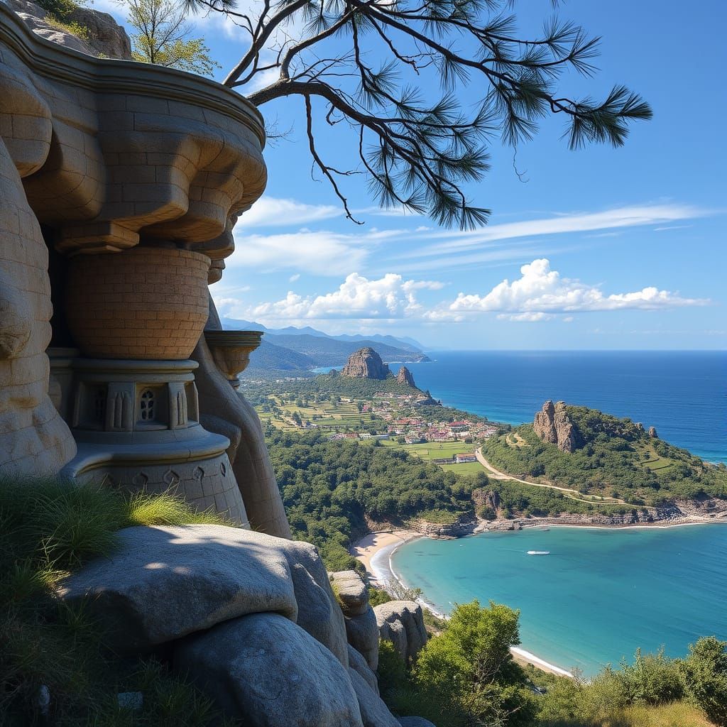 Underwater Scene in a Futuristic Aesthetic