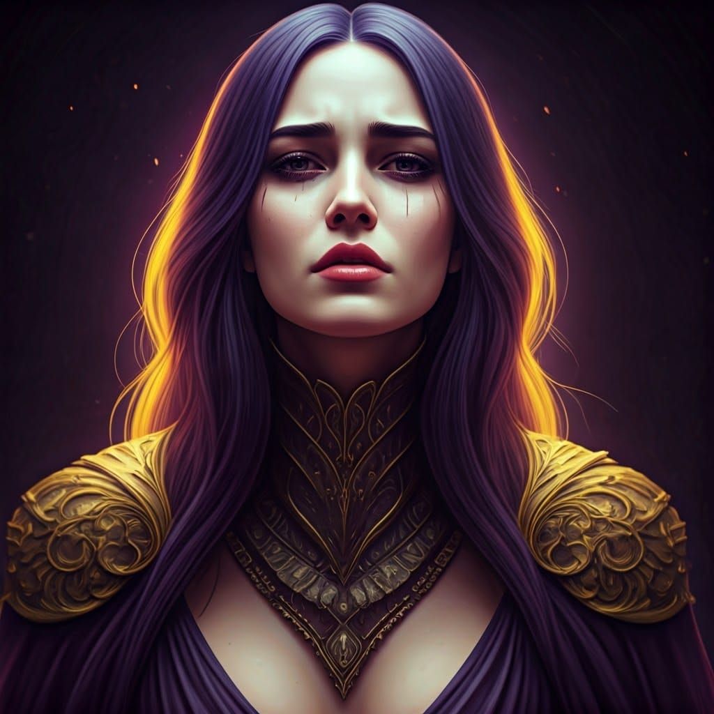 Dark Fantasy: Sadness of Love, Hyperdetailed Art
