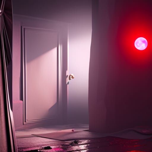 Creature of the Night Emerges in Moonlight