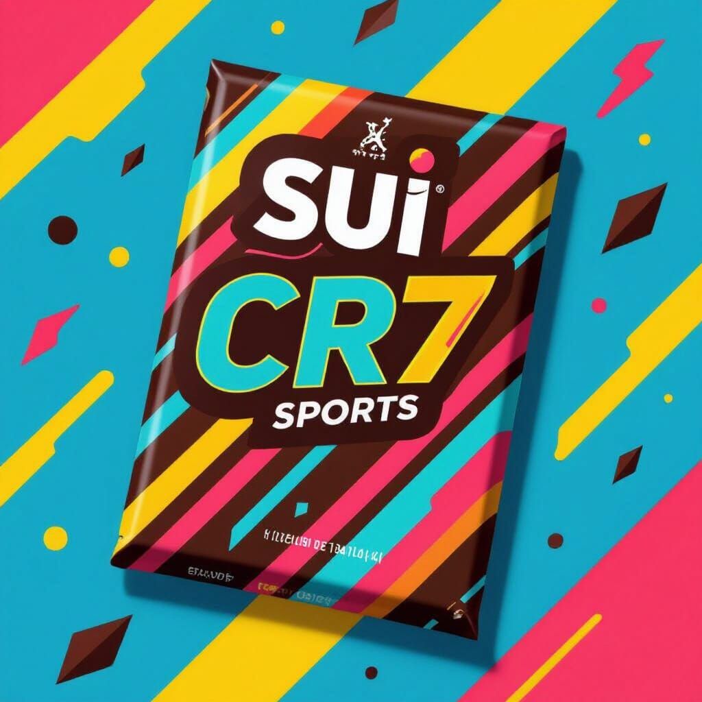 Sui Sports CR7 Chocolate Bar Wrapper Design