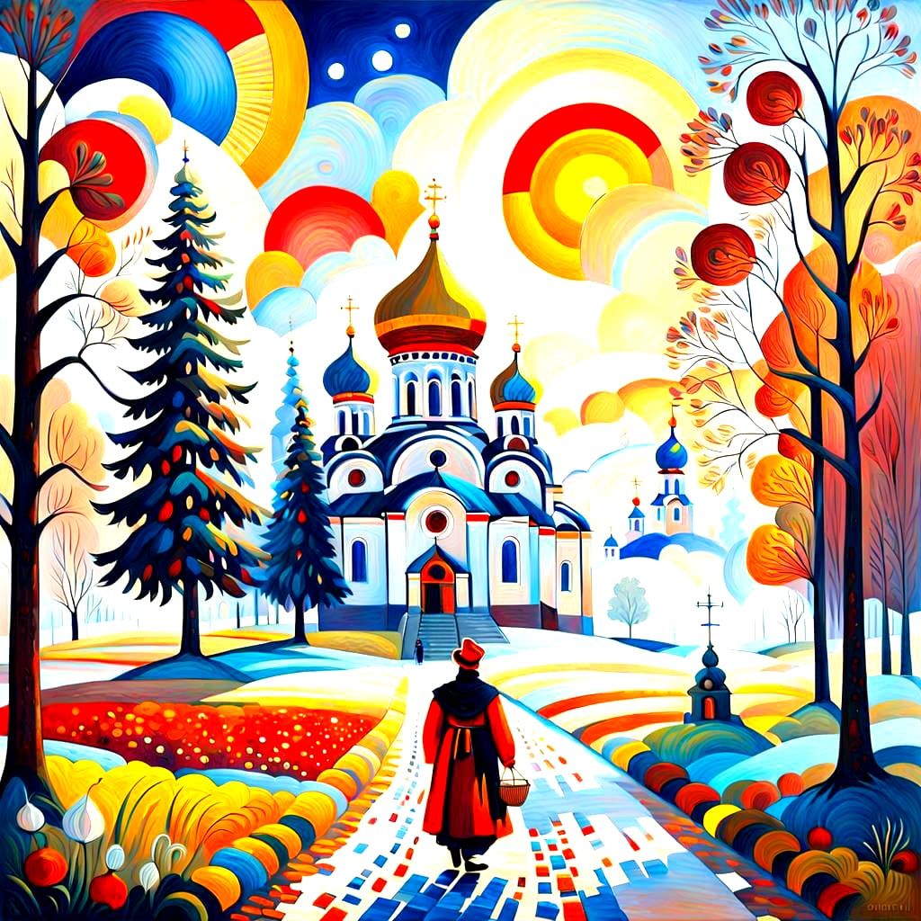 AI Generated Image of Russia