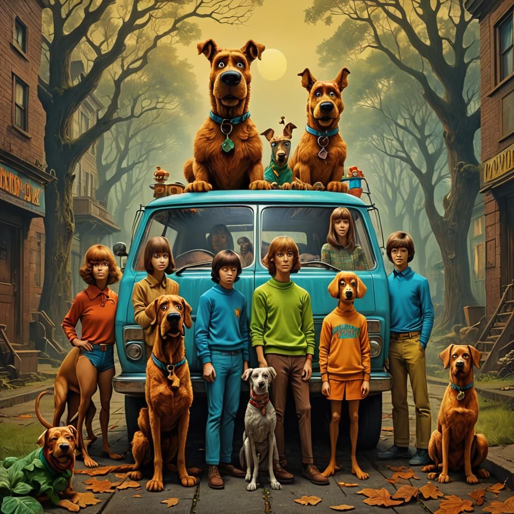 Scooby-Doo and the gang