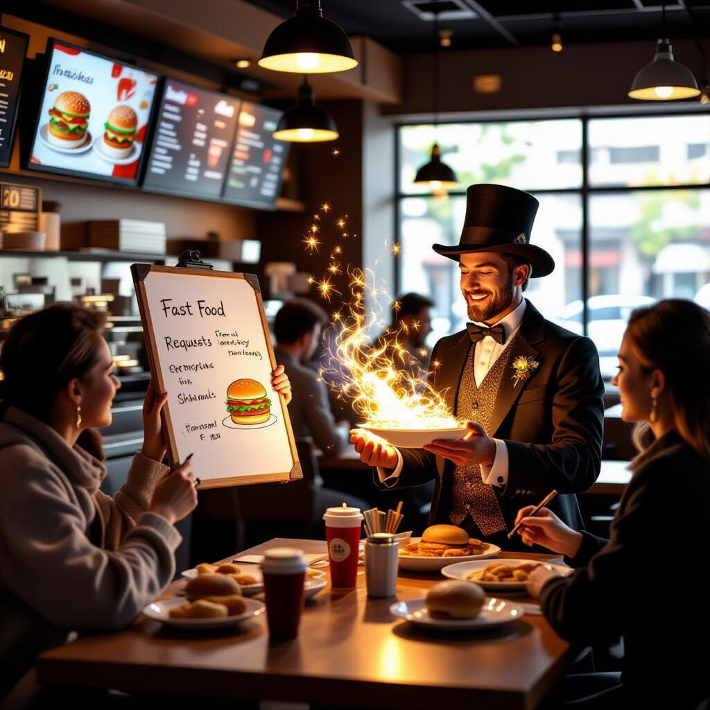 Magical food:  Truly Fast Food