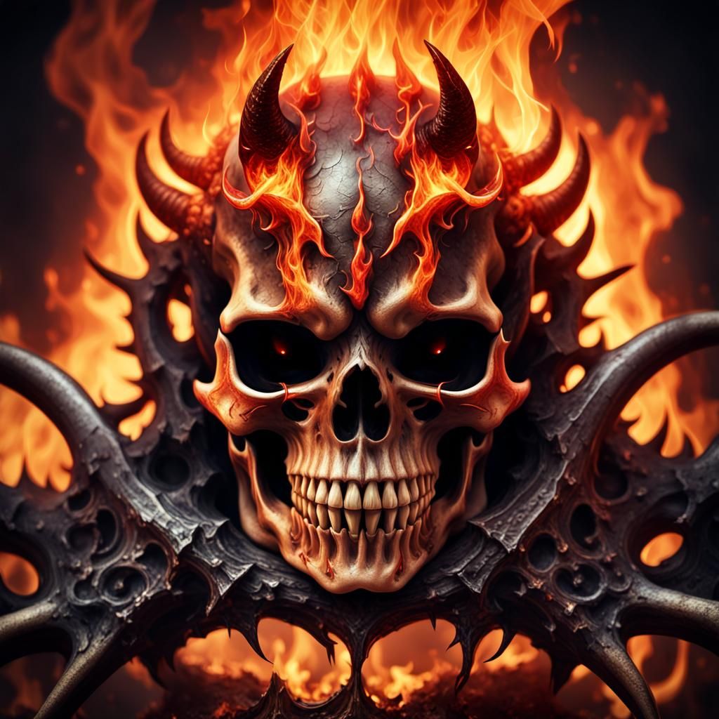 Demon head 
Infierno eterno