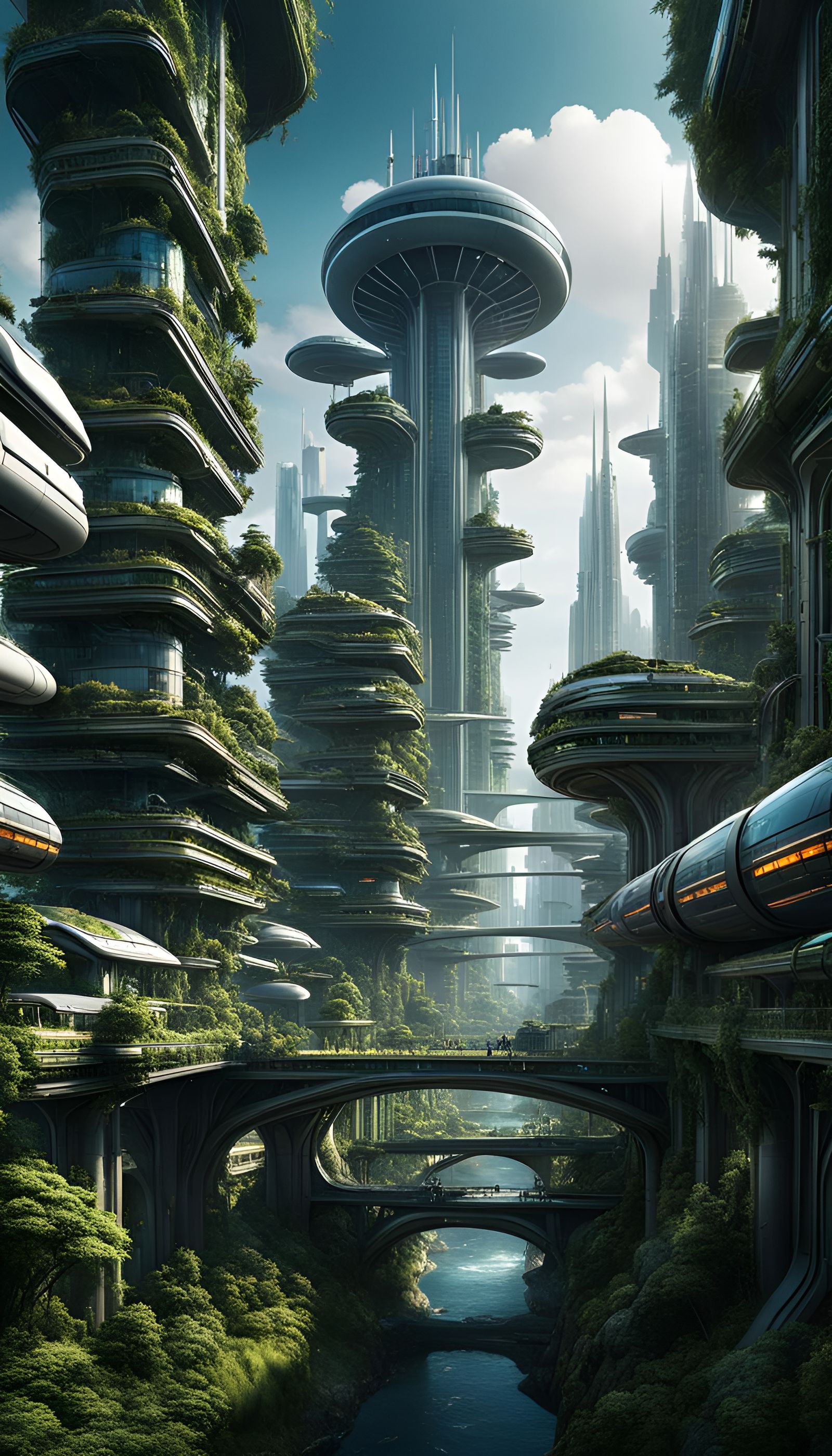 Ecological Metropolis: A Futuristic Utopia