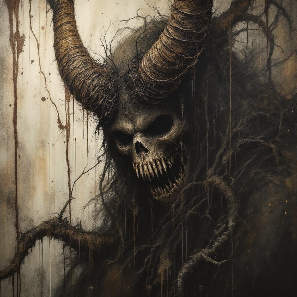 moderate hyperreality, double exposure carya hickory canvas, Nyctophilic flakes in a honeydripping style