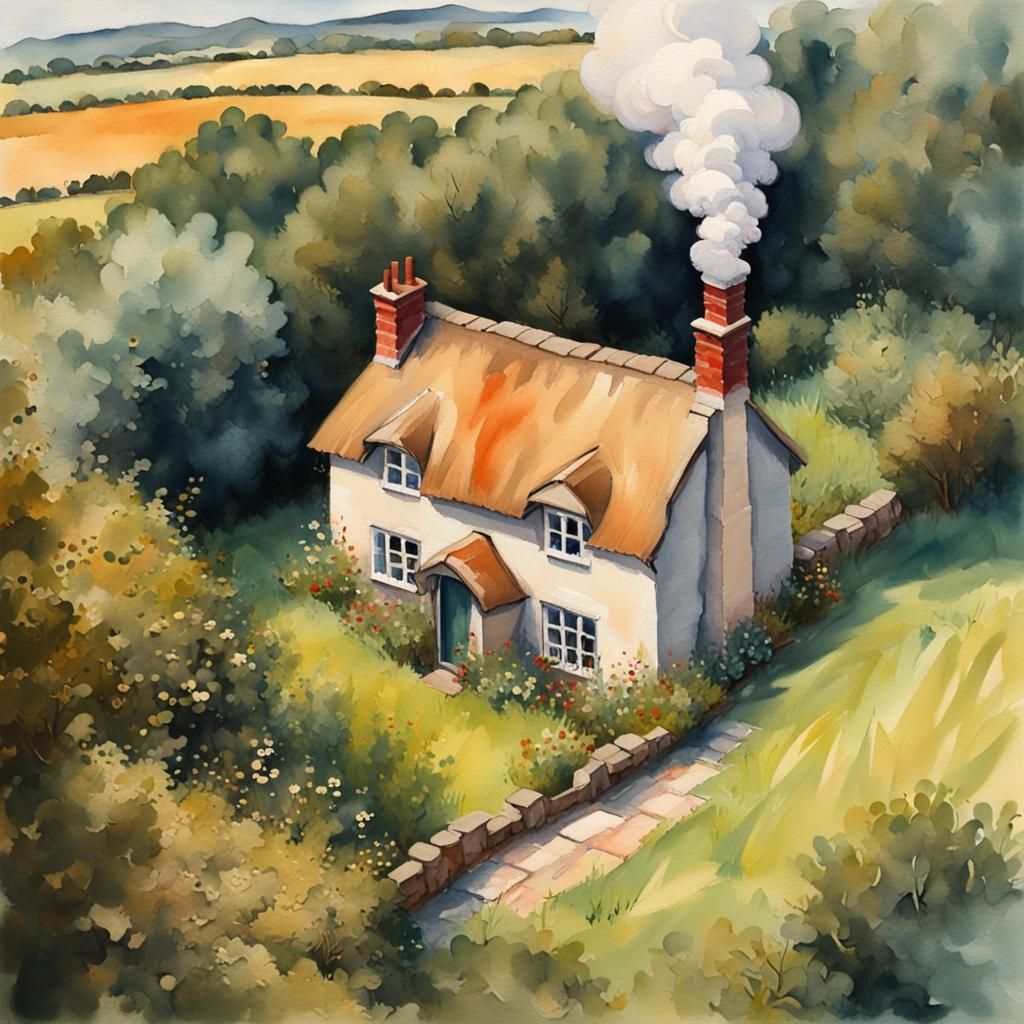Smoke from the chimney