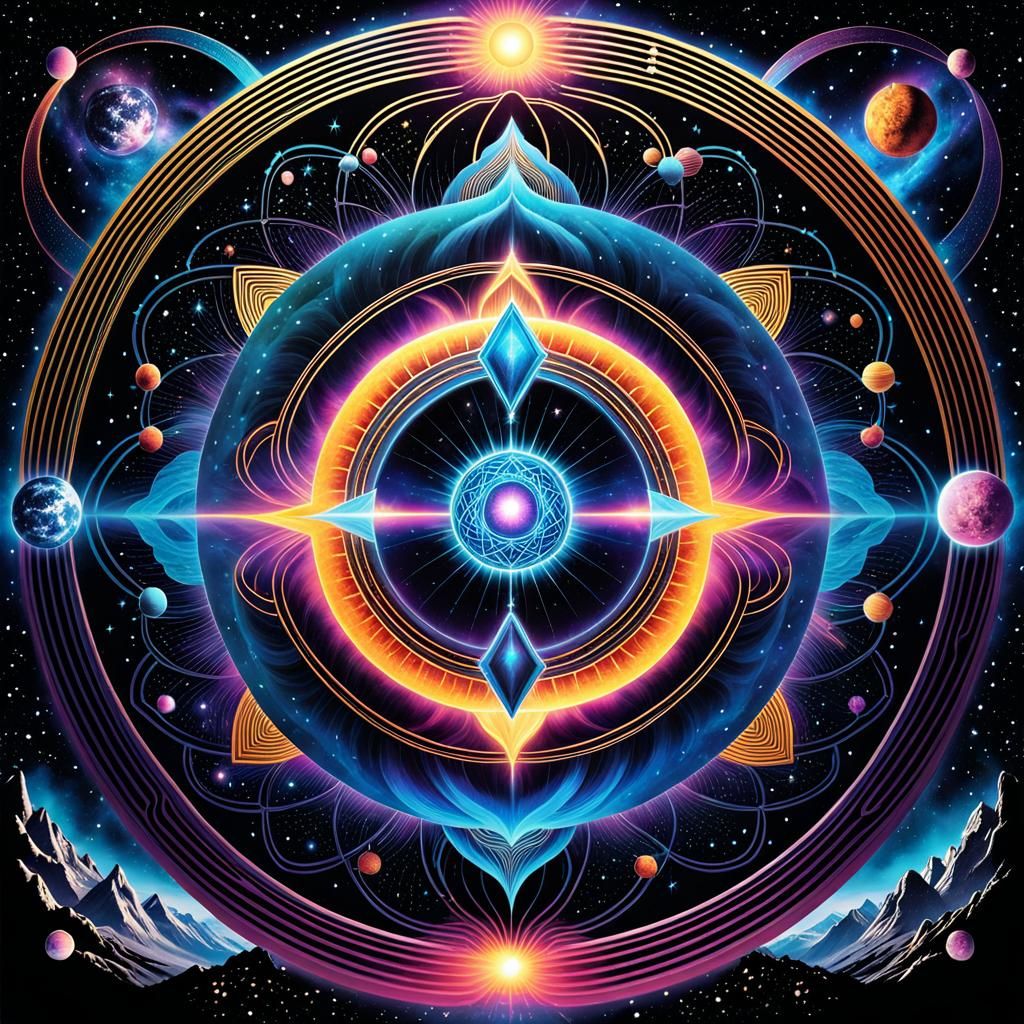 Psychedelic Cosmic Journey with Maximalist Energy