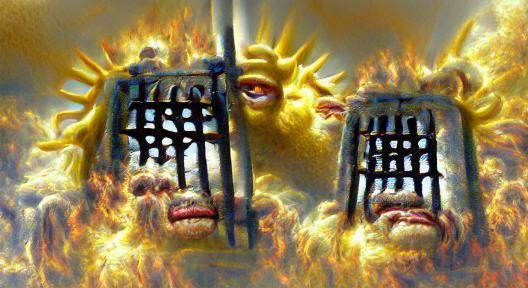 Sun Flecked with Bars: A Dungeon View