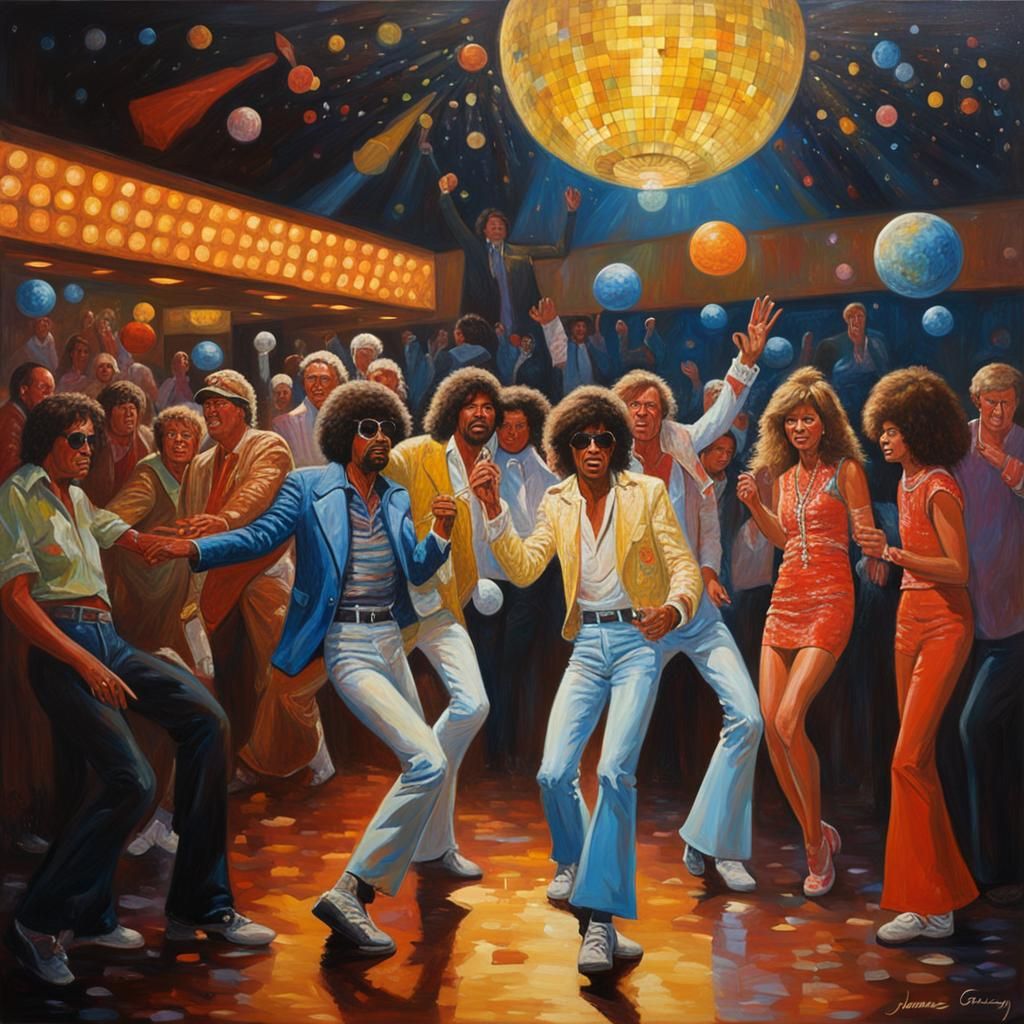 Disco fever in the decade of the 70's