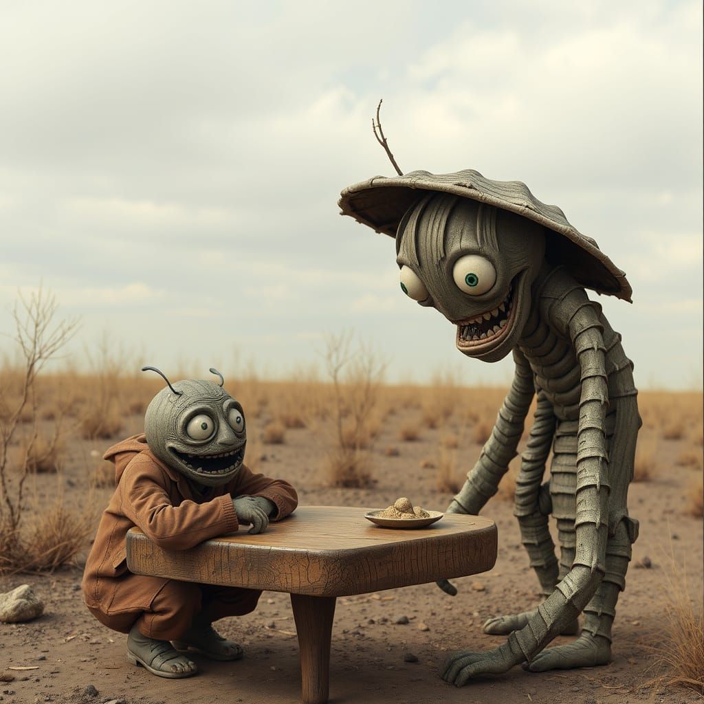 Abstract AI Interpretation of Weird