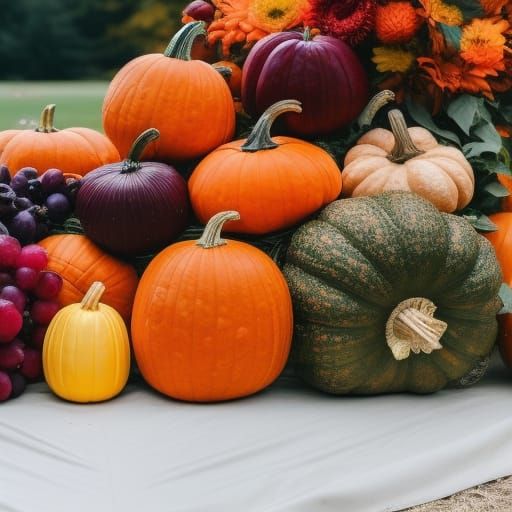 Vibrant Fall Harvest: A Cornucopia of Autumn Crops