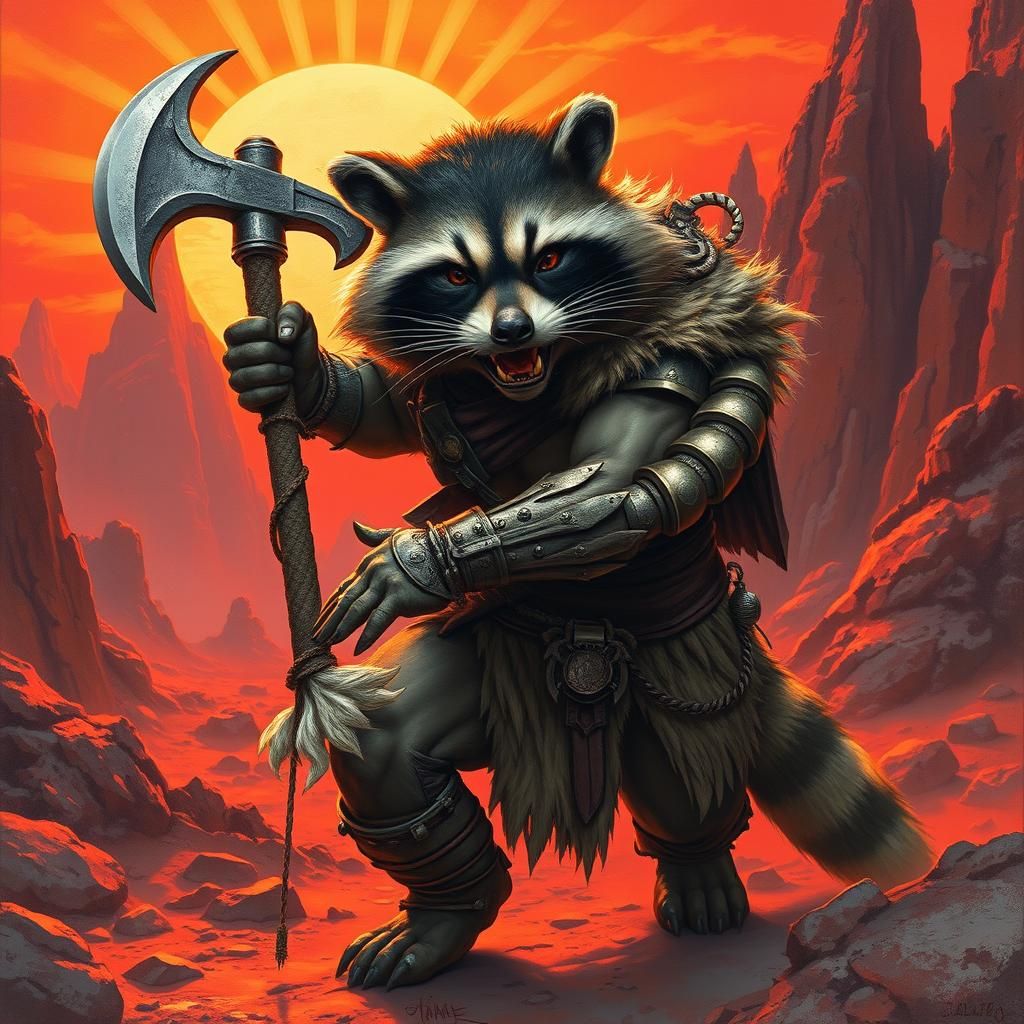 Barbarian Raccoon