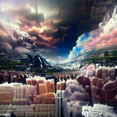 Epic Heaven Scene: Digital Matte Painting