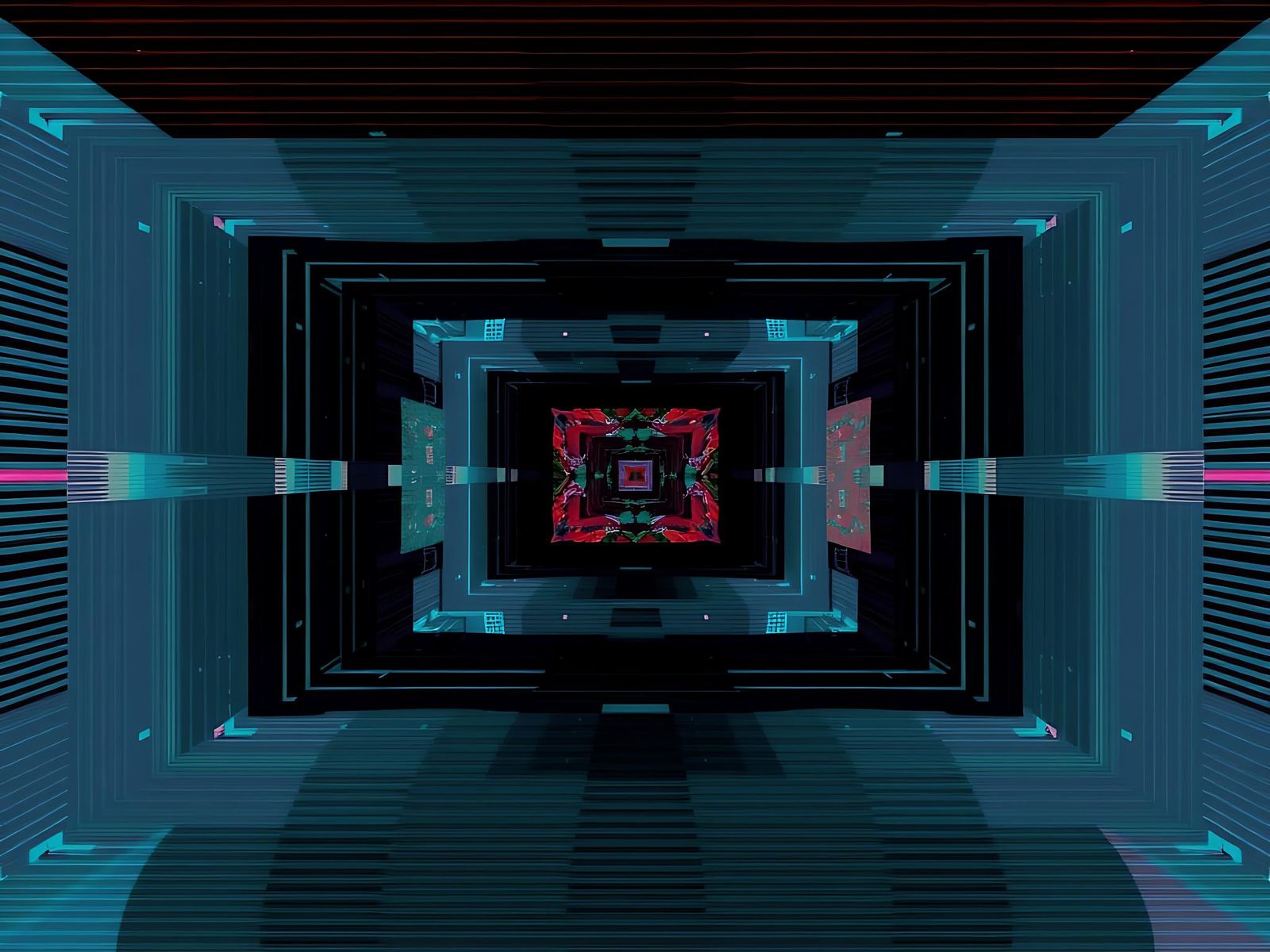 Corrupted Visualization of Evolving Pattern