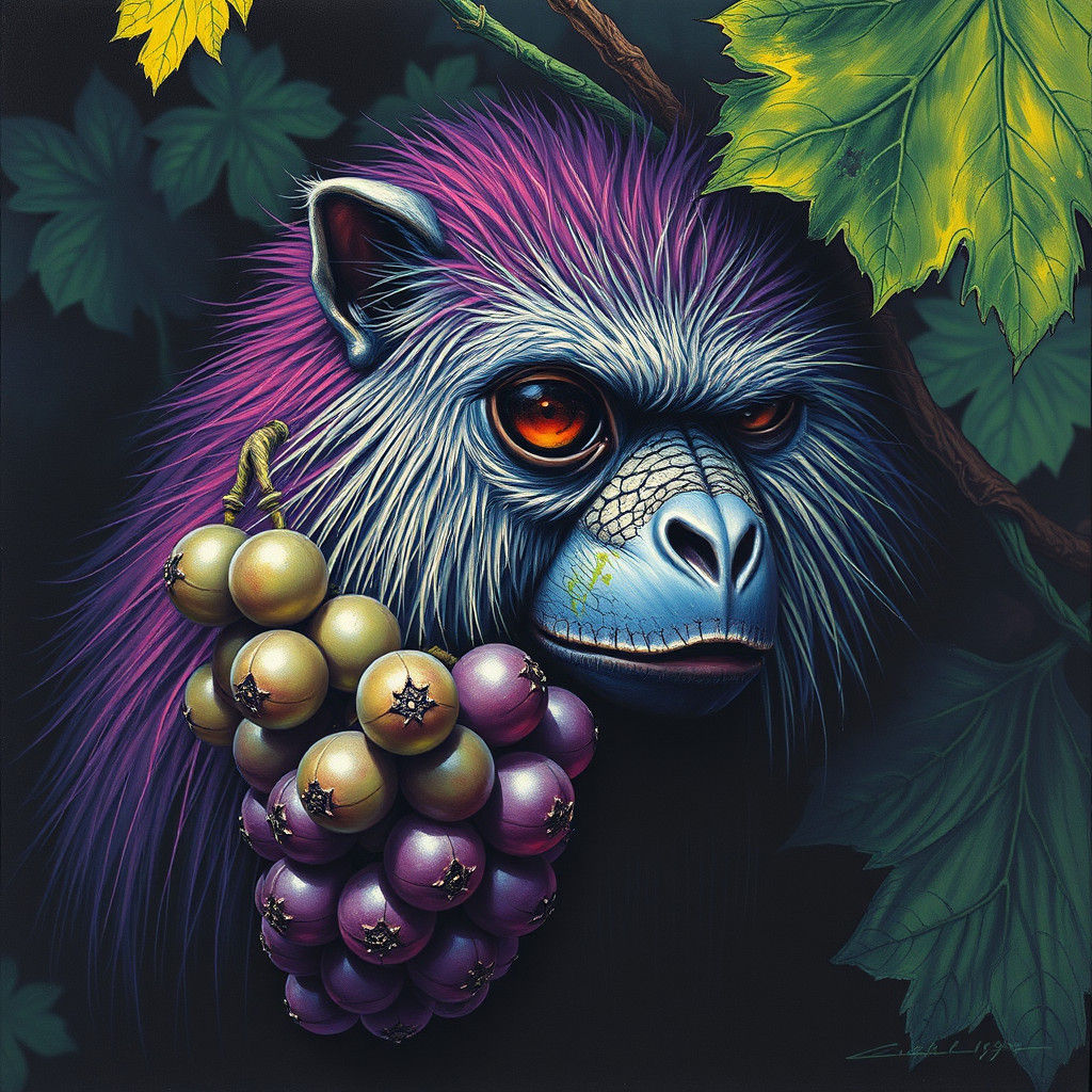 Maximalist Gasoline Ink Masterpiece