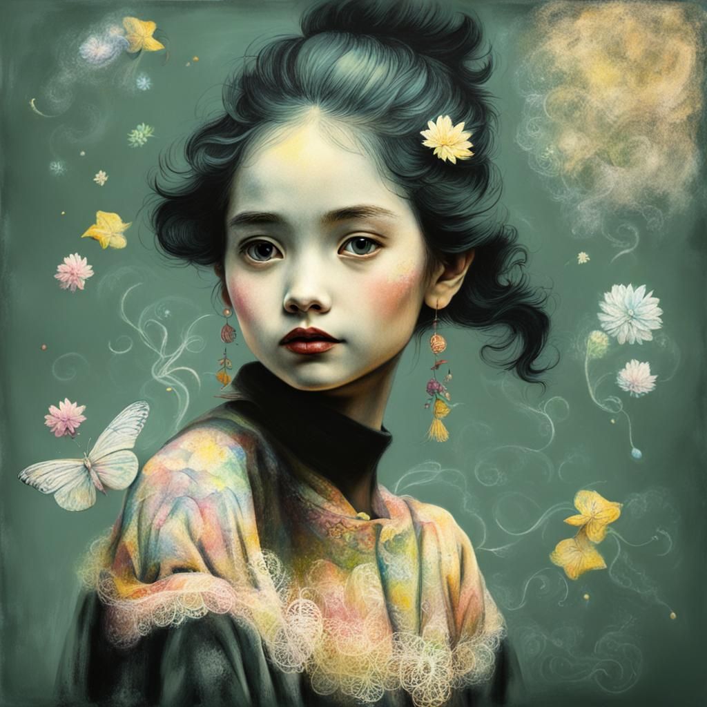 Colorful Chalk Art on Pavement