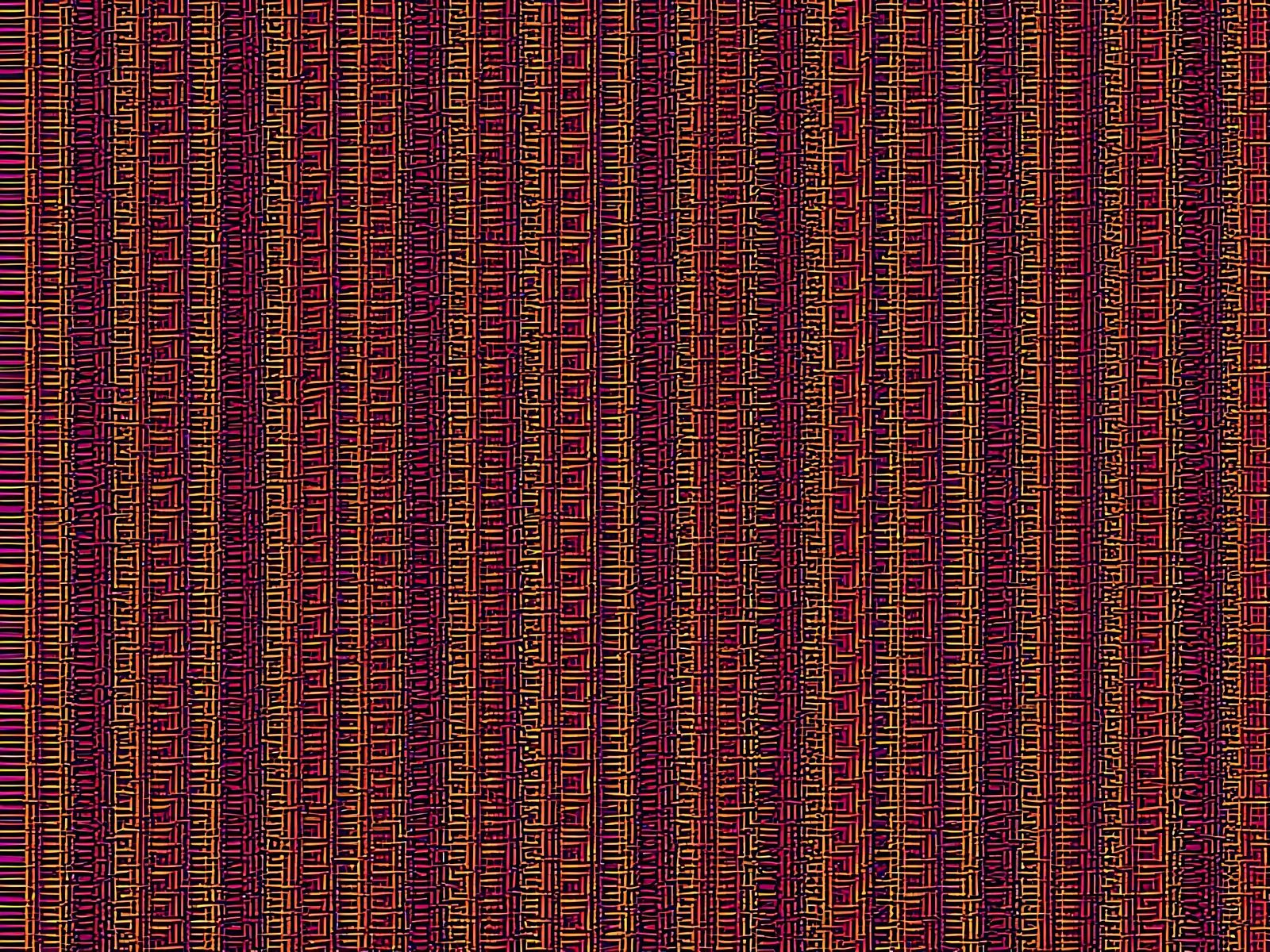 Layered Spatiotemporal Patterning on DMT Background