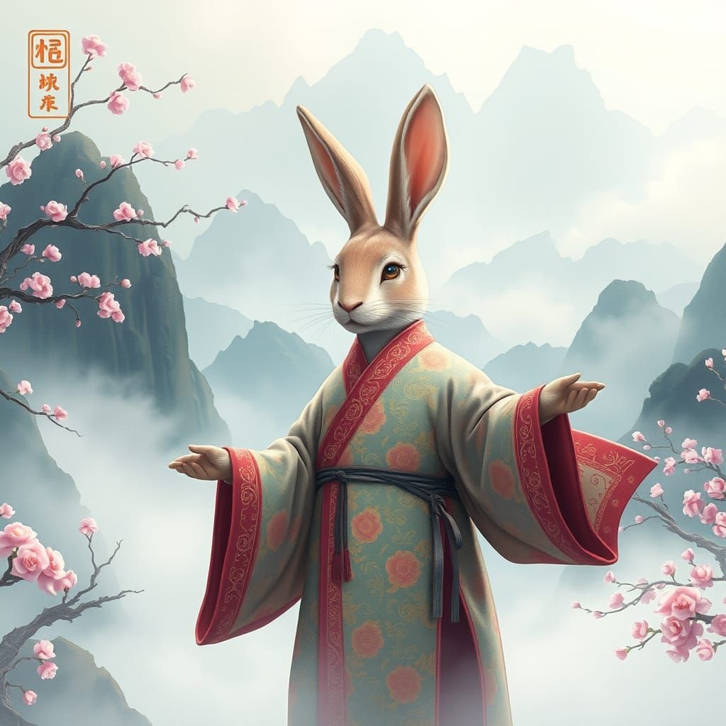 Super Gnostic Savior Bunny visits a wuxia world