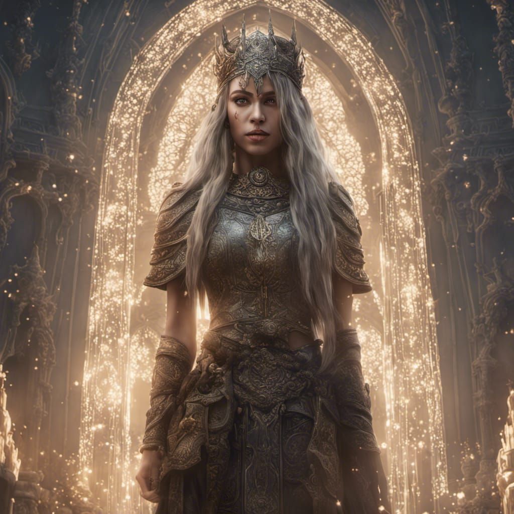 Enchanting Jasnah Kholin: Hyper-Detailed Digital Illustratio...